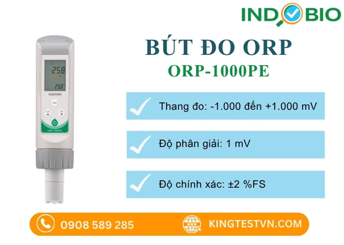 Thông số bút đo oxy hòa tan Custom ORP-1000PE